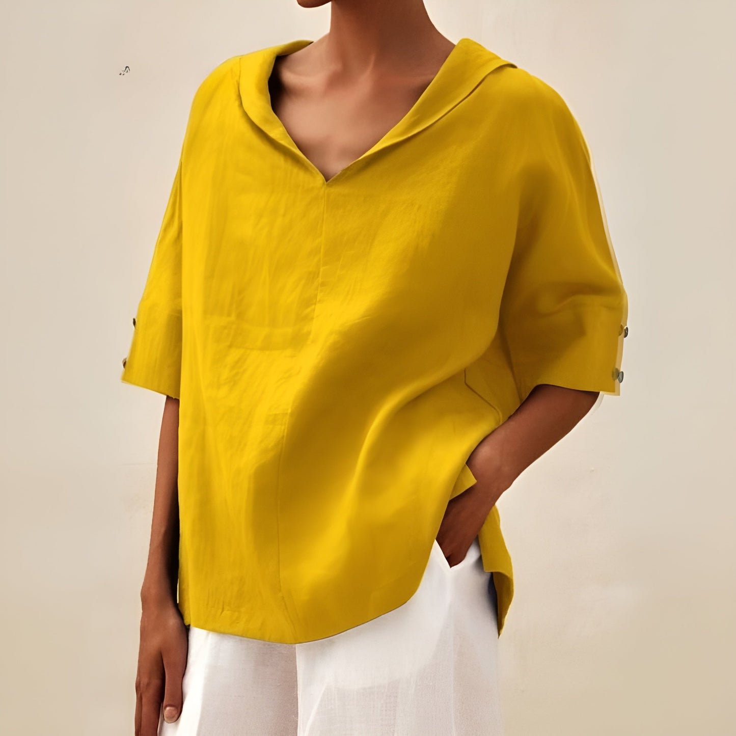 LINEN BLOUSE