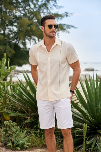 Summer Cuban Guayabera Shirt