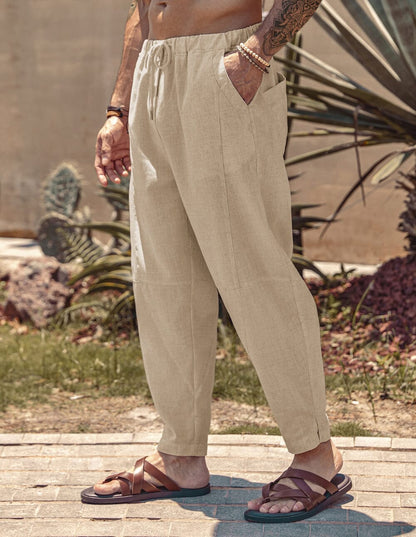 Linen Style Beach Pants