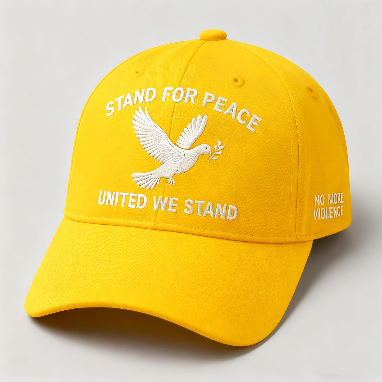 🕊️ Stand for Peace Baseball Cap – United We Stand