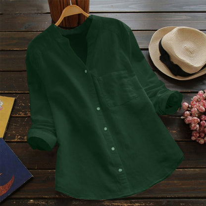 💗SUMMER BIGGEST SALE 49% OFF🌹LINEN COTTON CASUAL LOOSE SHIRT💖