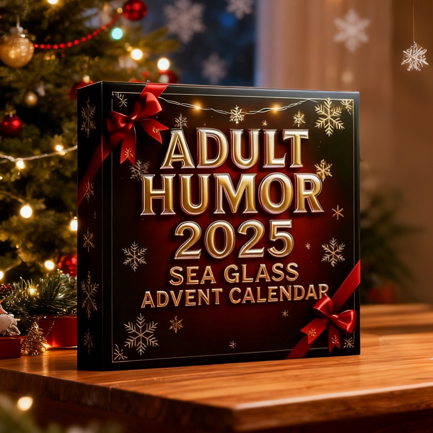 🌊🎄Limited Edition🎁 Adult Humor 2025 Sea Glass Advent Calendar  24 Days. 24 Laughs. 100% Christmas Spirit.