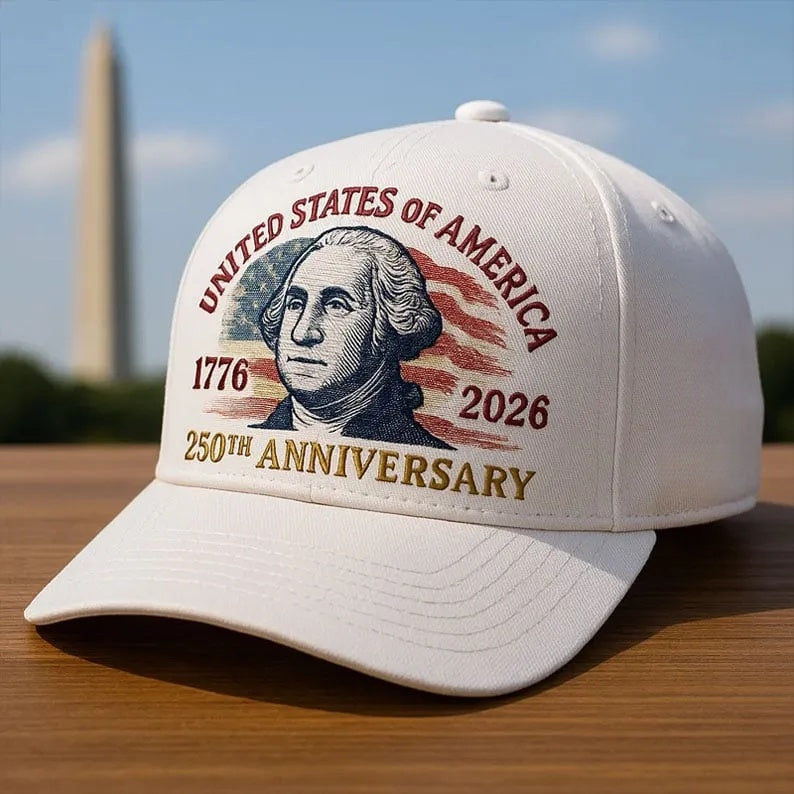 Patriotic US 250th Anniversary Cap