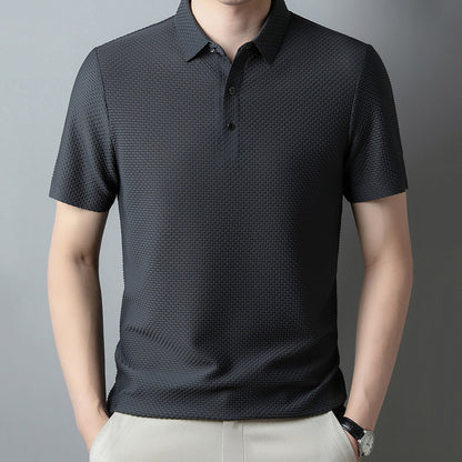 New men's POLO shirt short-sleeved T-shirt