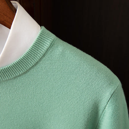 Men's Long Sleeve Cashmere Sweater