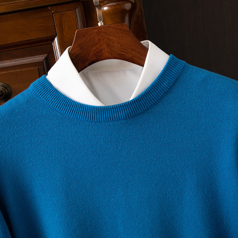 Men's Long Sleeve Cashmere Sweater