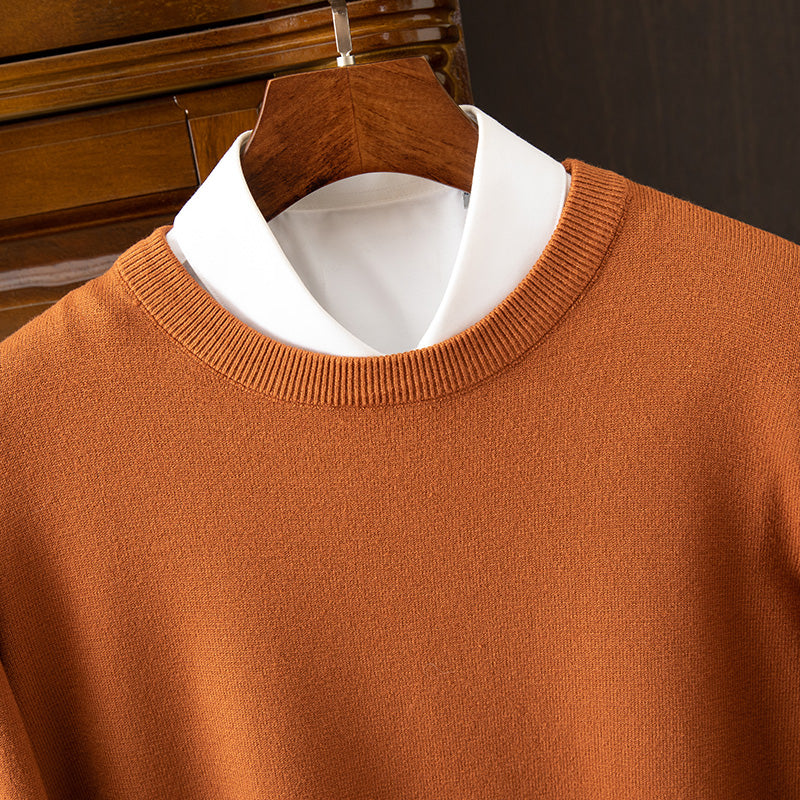 Men's Long Sleeve Cashmere Sweater
