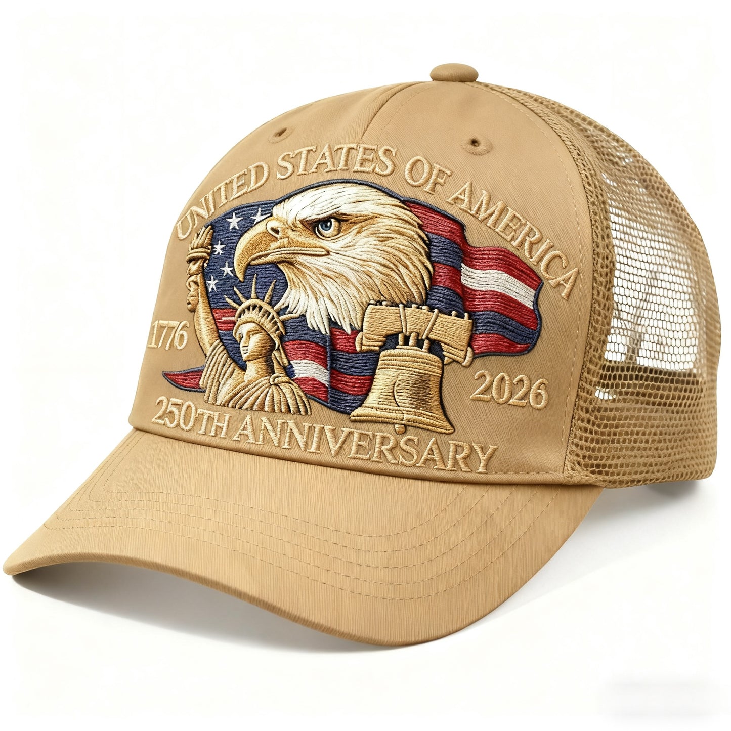 United States 250th Anniversary Hat (trucker cap / mesh cap)