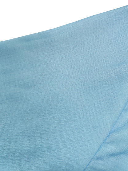 Men's Cotton Linen Pullover Shirt Collar Button Up Daily Hawaiian Long Sleeve Shirt