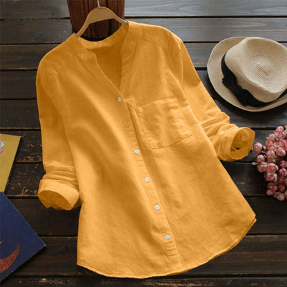 💗SUMMER BIGGEST SALE 49% OFF🌹LINEN COTTON CASUAL LOOSE SHIRT💖
