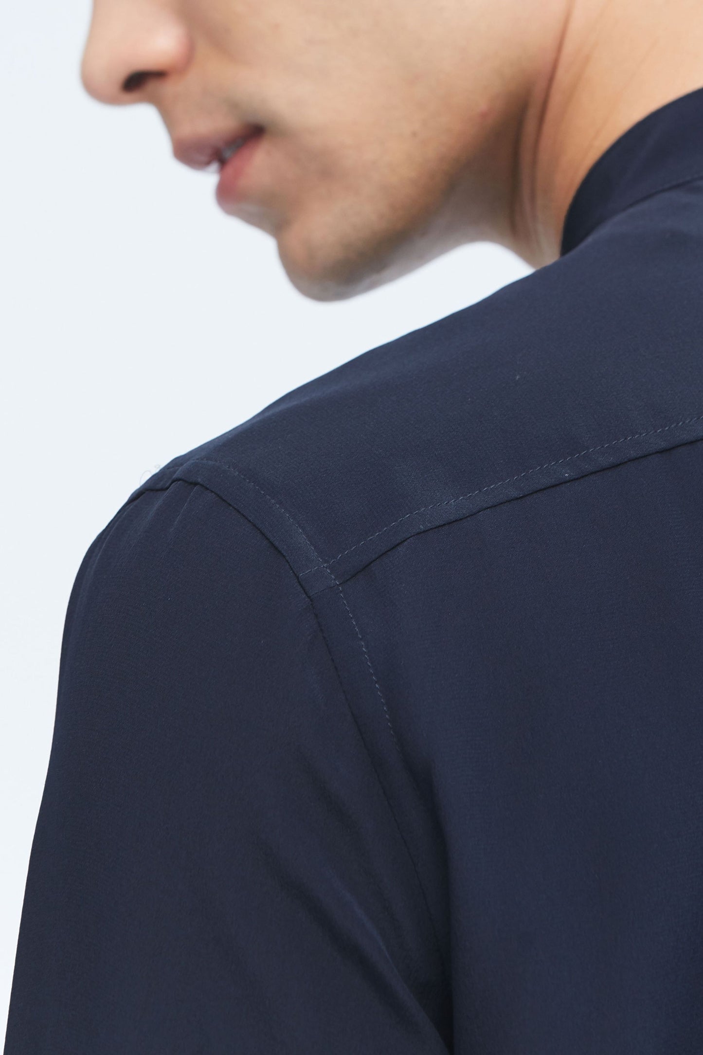 Men's Business Formal Silk Shirt