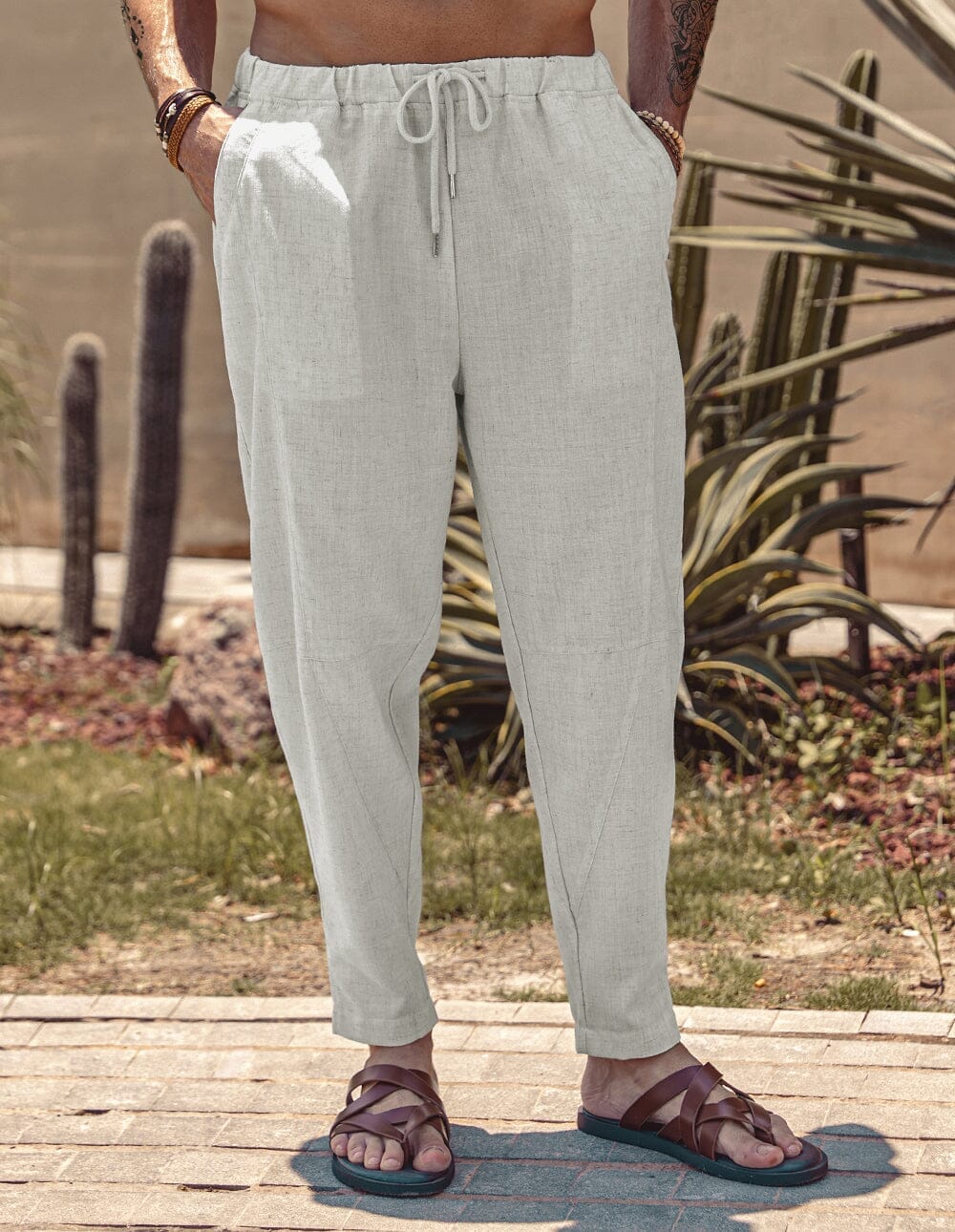 Linen Style Beach Pants