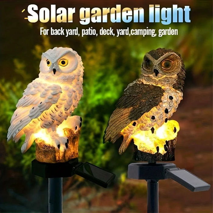 Odeiun™ Solar Powered Owl Garden Light for Outdoor Decoration