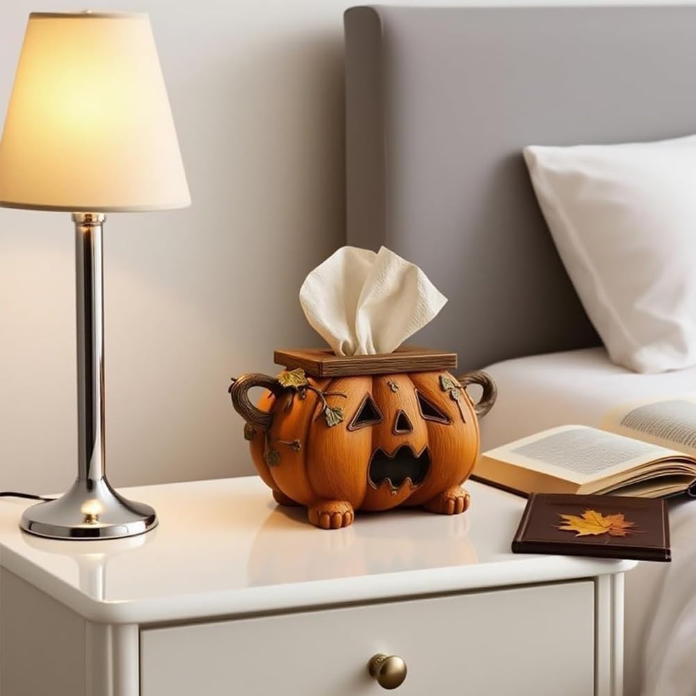 🎃Halloween Early Bird Special Sale 49% OFF - Halloween Pumpkin Tissue Box Holder