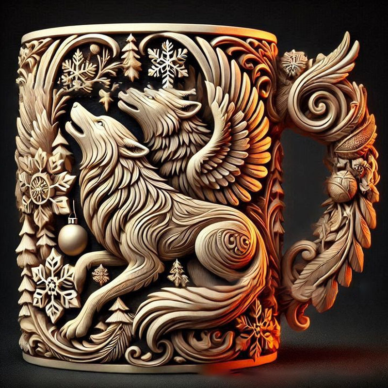 🐮 Highland Cow 3D Mug – Sip with Cuteness & Charm ✨