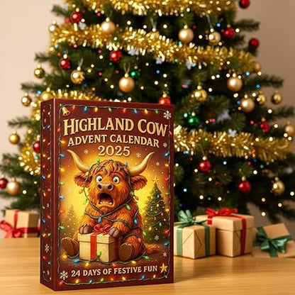 2025 Highland Cow Advent Calendar