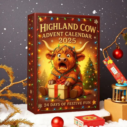 2025 Highland Cow Advent Calendar