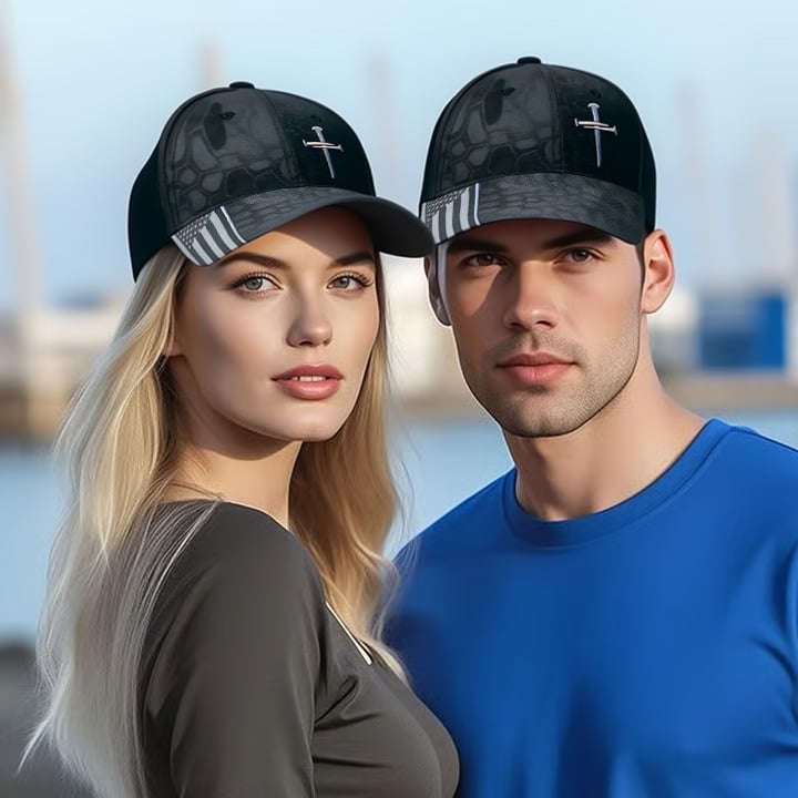 🔥✝️Adjustable Jesus 3 Nail Cross Hat🎁