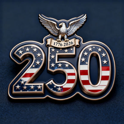 🇺🇸 250th Anniversary Commemorative Brooch