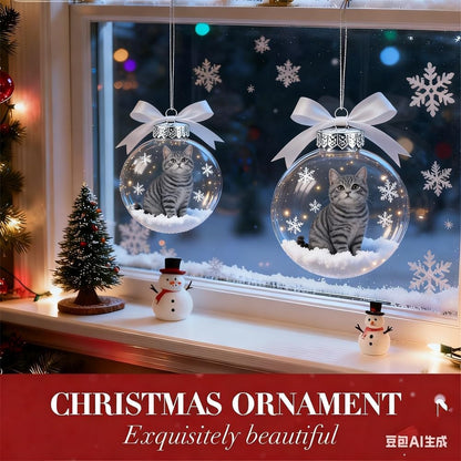 Adorable Cat Christmas Ornament Set – Limited Edition 2025 Holiday Collection for Cat Lovers