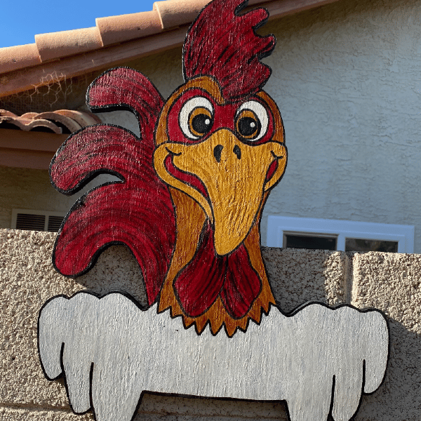 Fence Peeping Courtyard Art Decoration