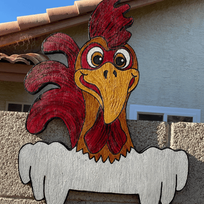 Fence Peeping Courtyard Art Decoration