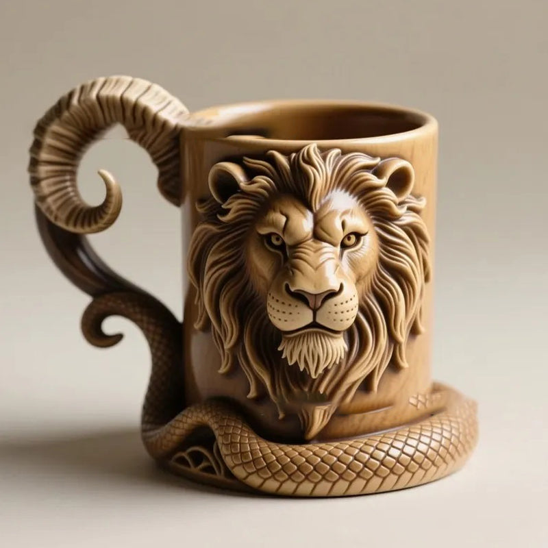 🐮 Highland Cow 3D Mug – Sip with Cuteness & Charm ✨