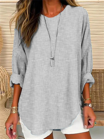 Women's Striped Casual Shirt