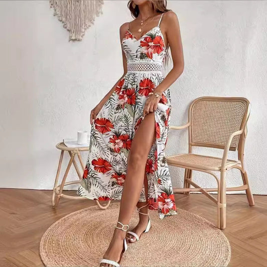 Vestido floral bohemio