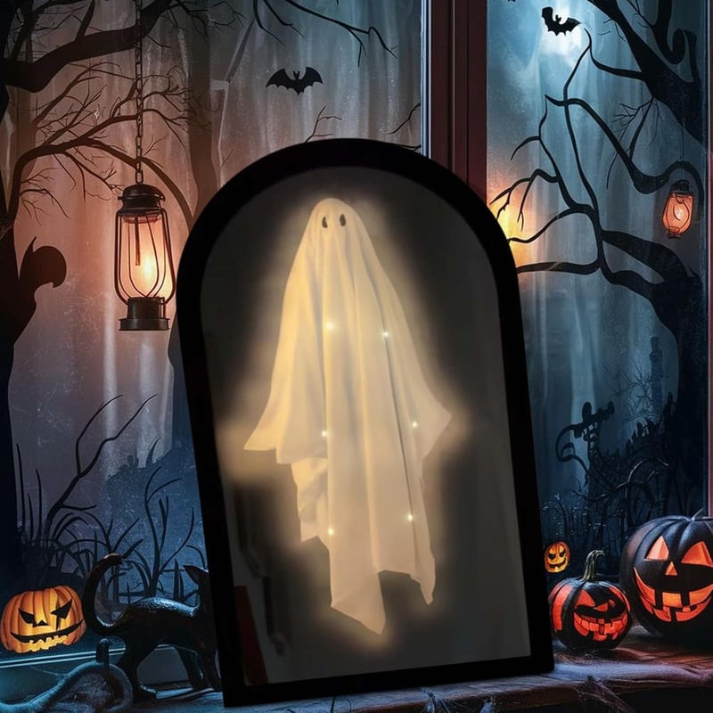 🔥49% OFF - 👻2025 Halloween Hologram Ghost Mirror