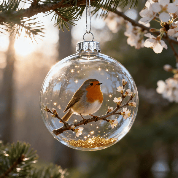 🔥 🔥🔥🐂2026 Wildlife Wonders CollectionTM Crystal Glass Ornament