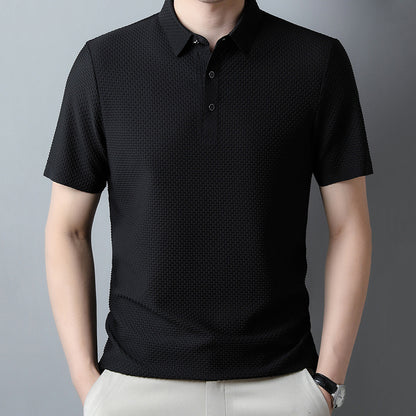 New men's POLO shirt short-sleeved T-shirt