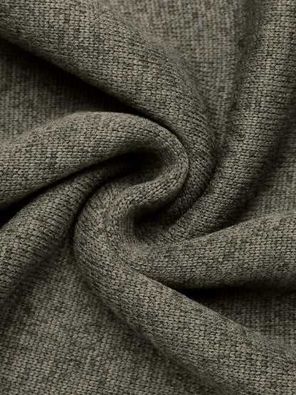 Thermal Fleece Henley Sweatshirt