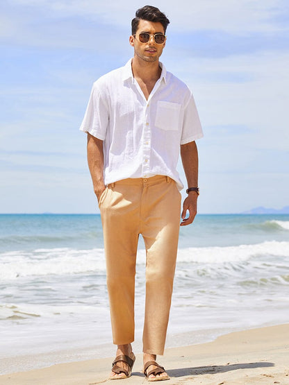 Classic Breathable Linen Pants