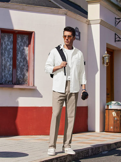 Classic Fit Stretch Suit Pants