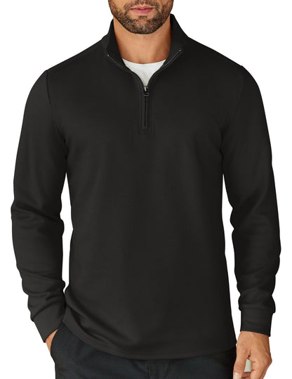 Casual Quarter Zip Sweatshirt