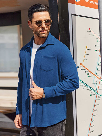 Classic Simple Shirt Jacket