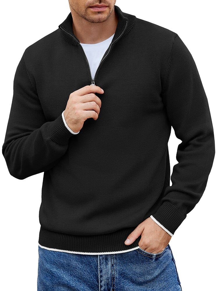 Lightweight Mock Neck Sweaters