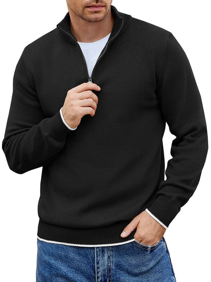 Lightweight Mock Neck Sweaters