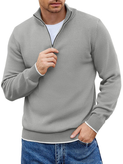 Lightweight Mock Neck Sweaters