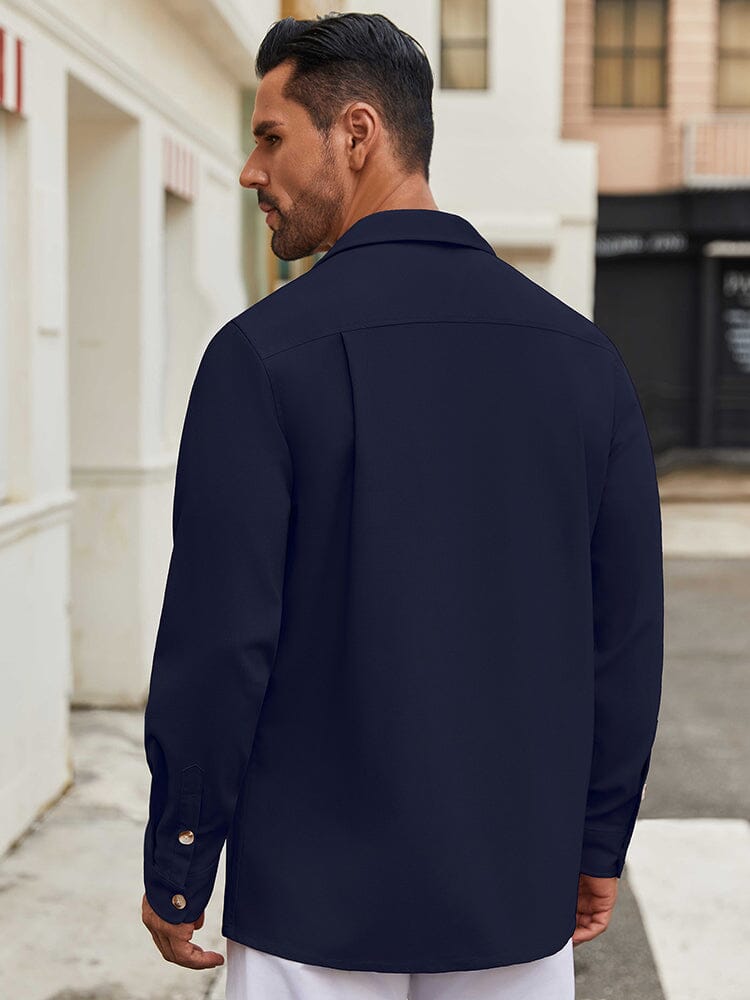 Casual Lightweight Shirt Jacket