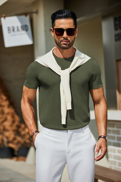 Casual Basic Knit T-Shirt