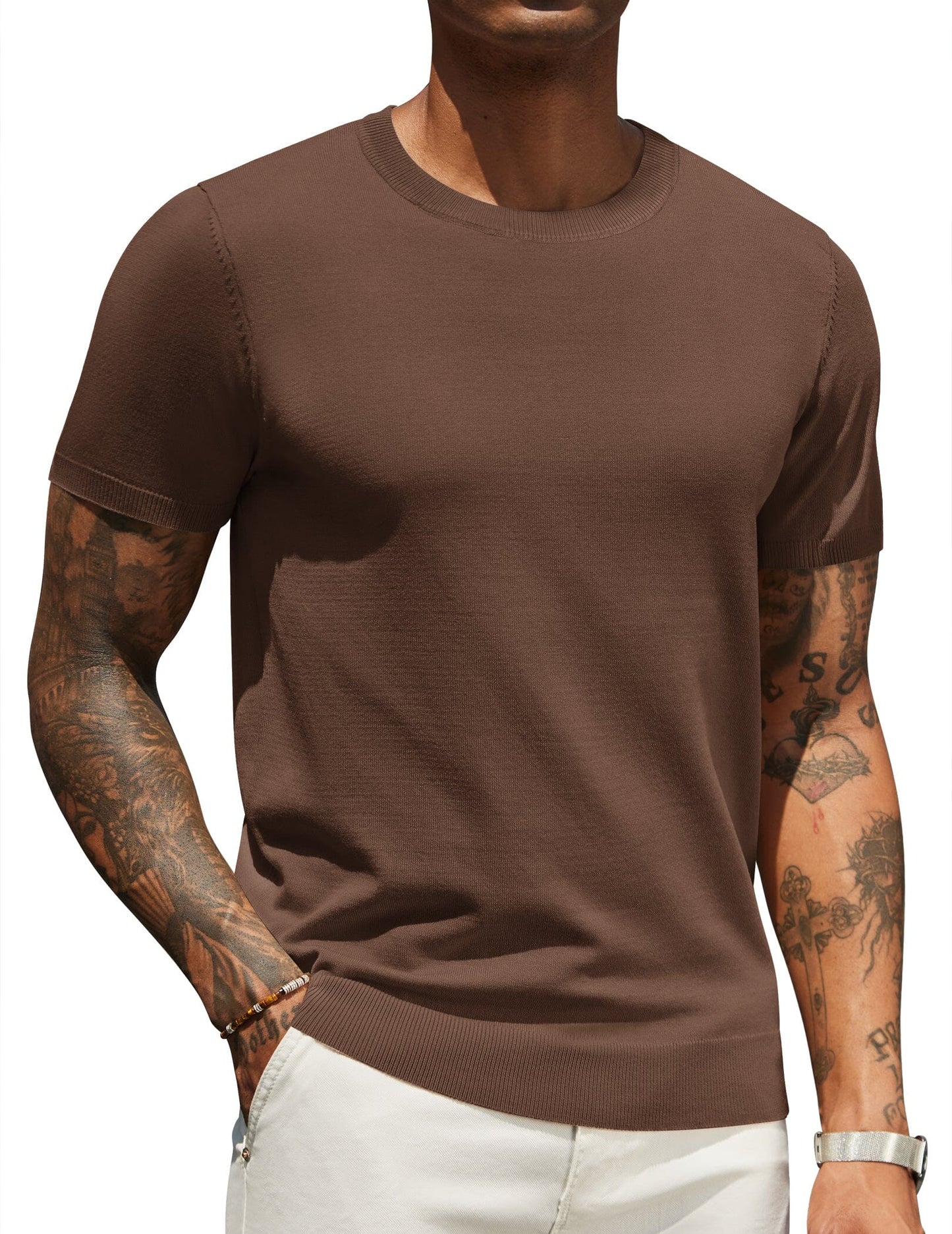 Casual Basic Knit T-Shirt