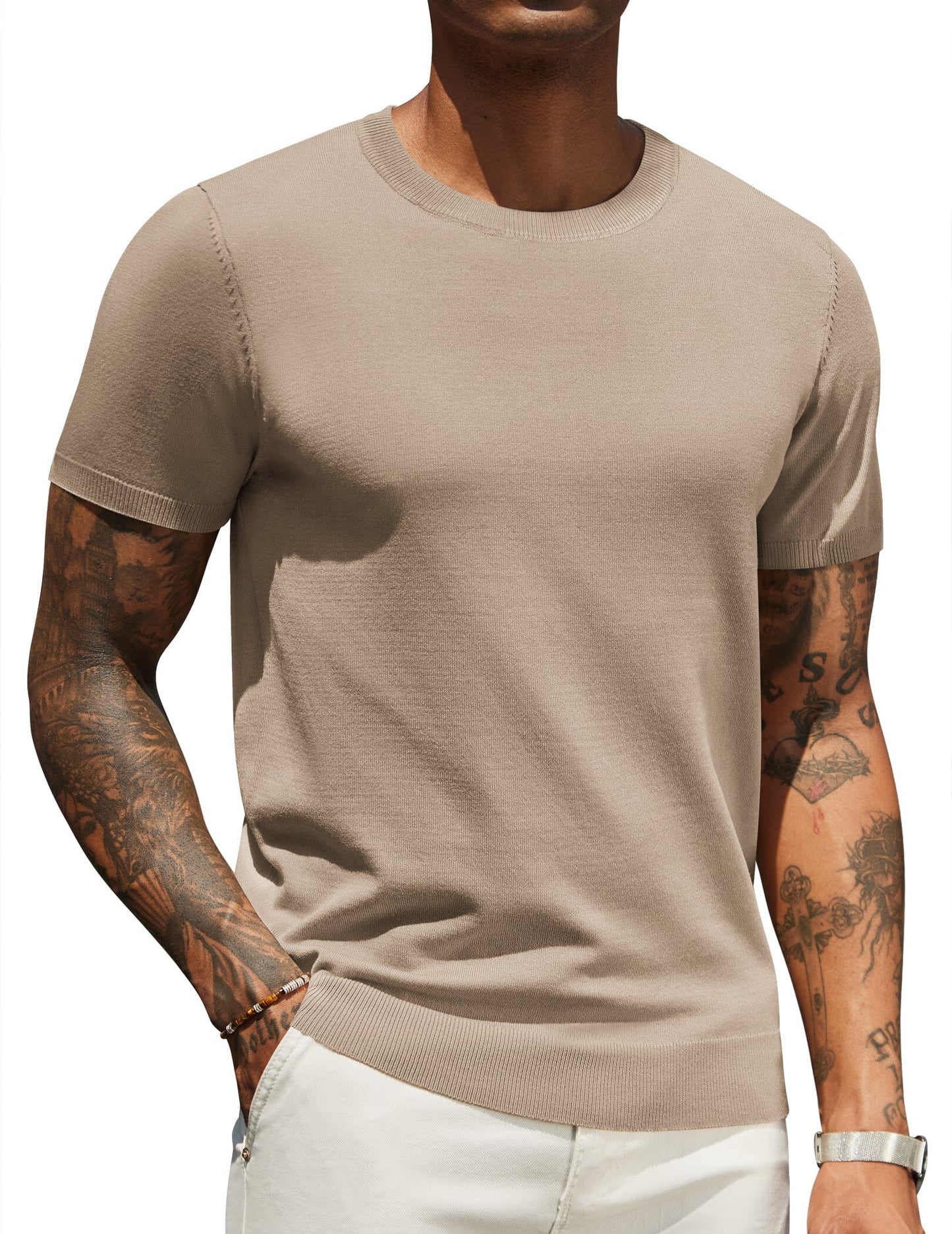 Casual Basic Knit T-Shirt