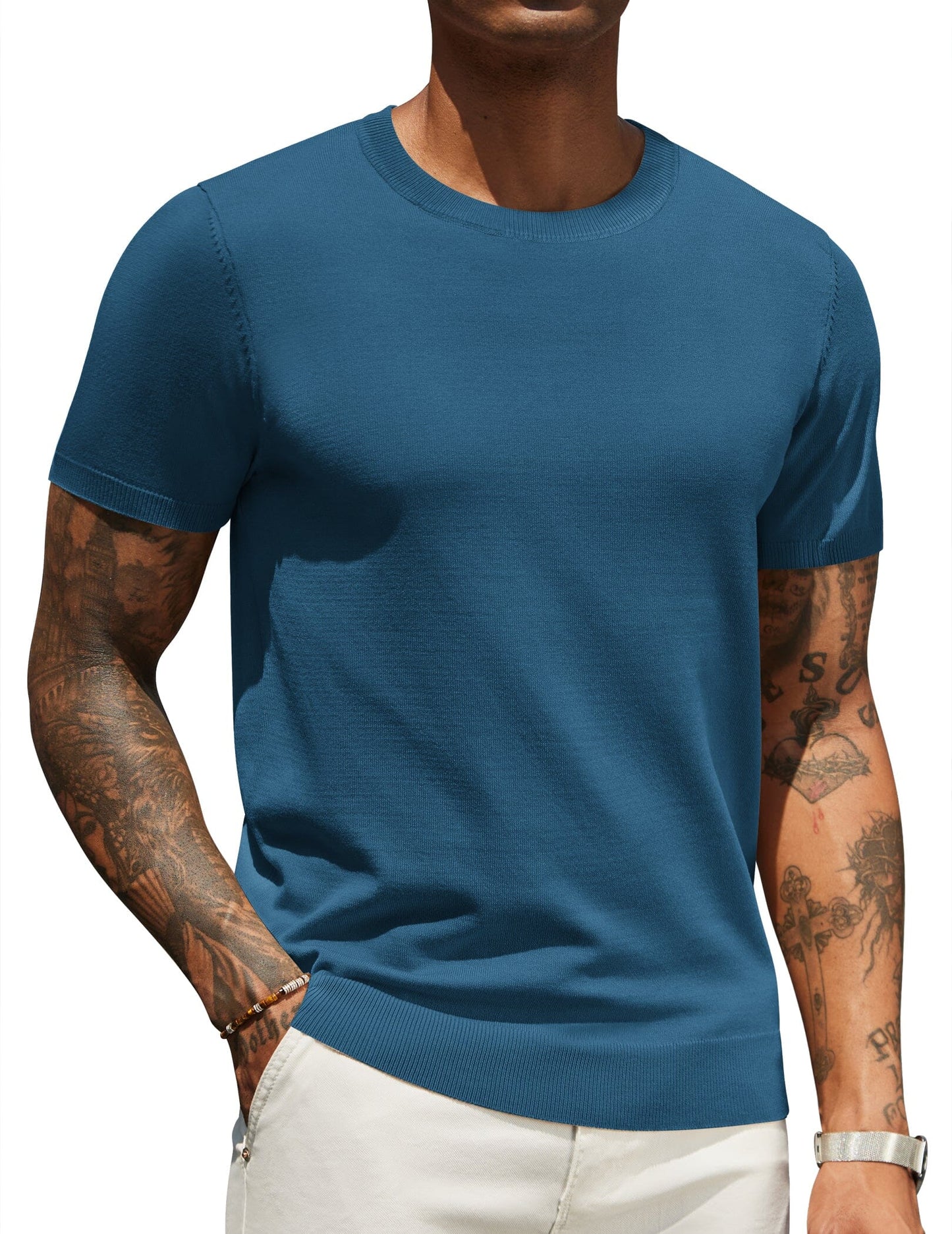 Casual Basic Knit T-Shirt