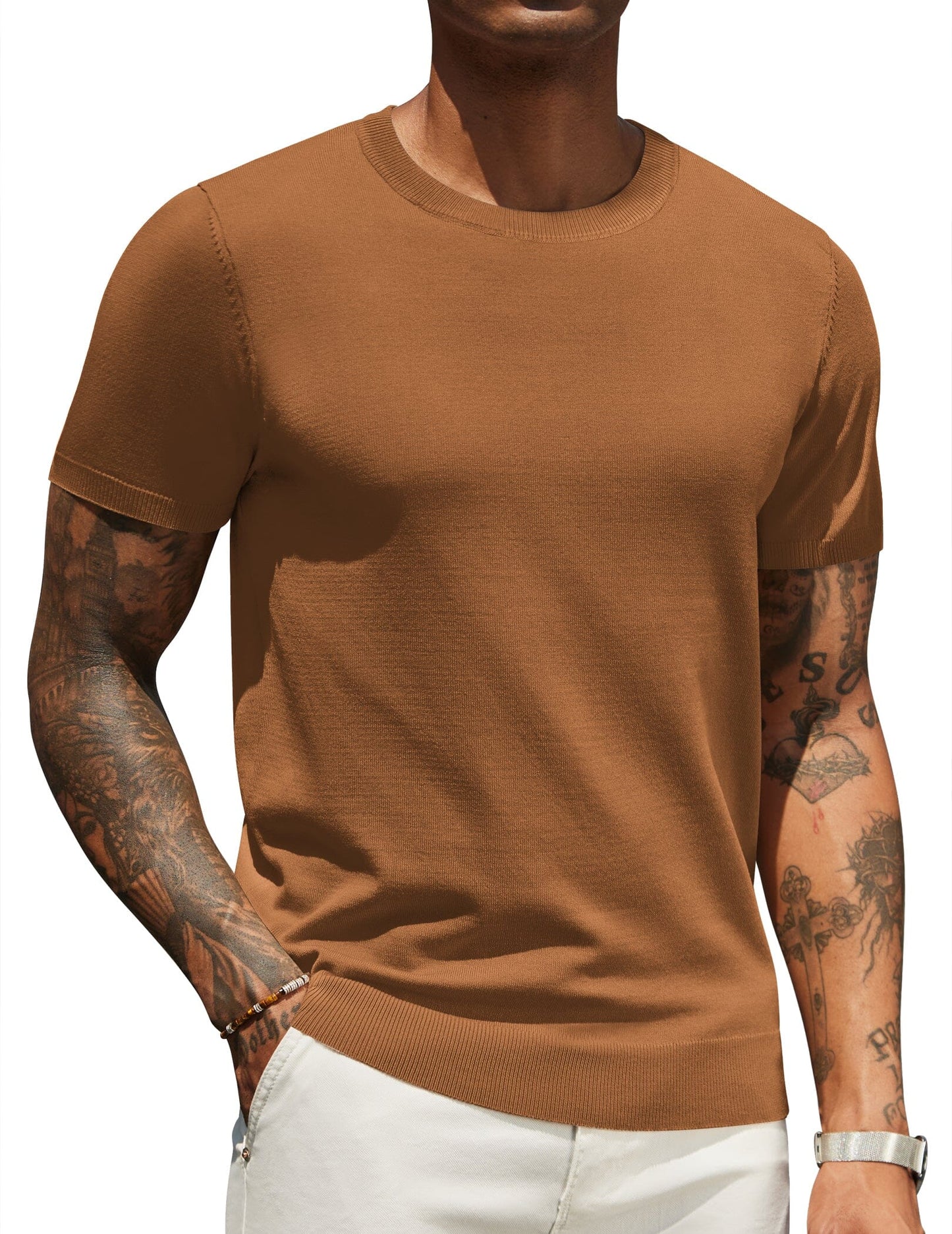 Casual Basic Knit T-Shirt