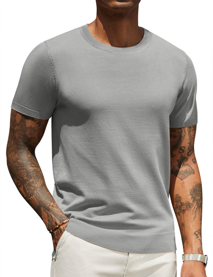 Casual Basic Knit T-Shirt