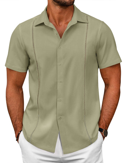 Summer Cuban Guayabera Shirt