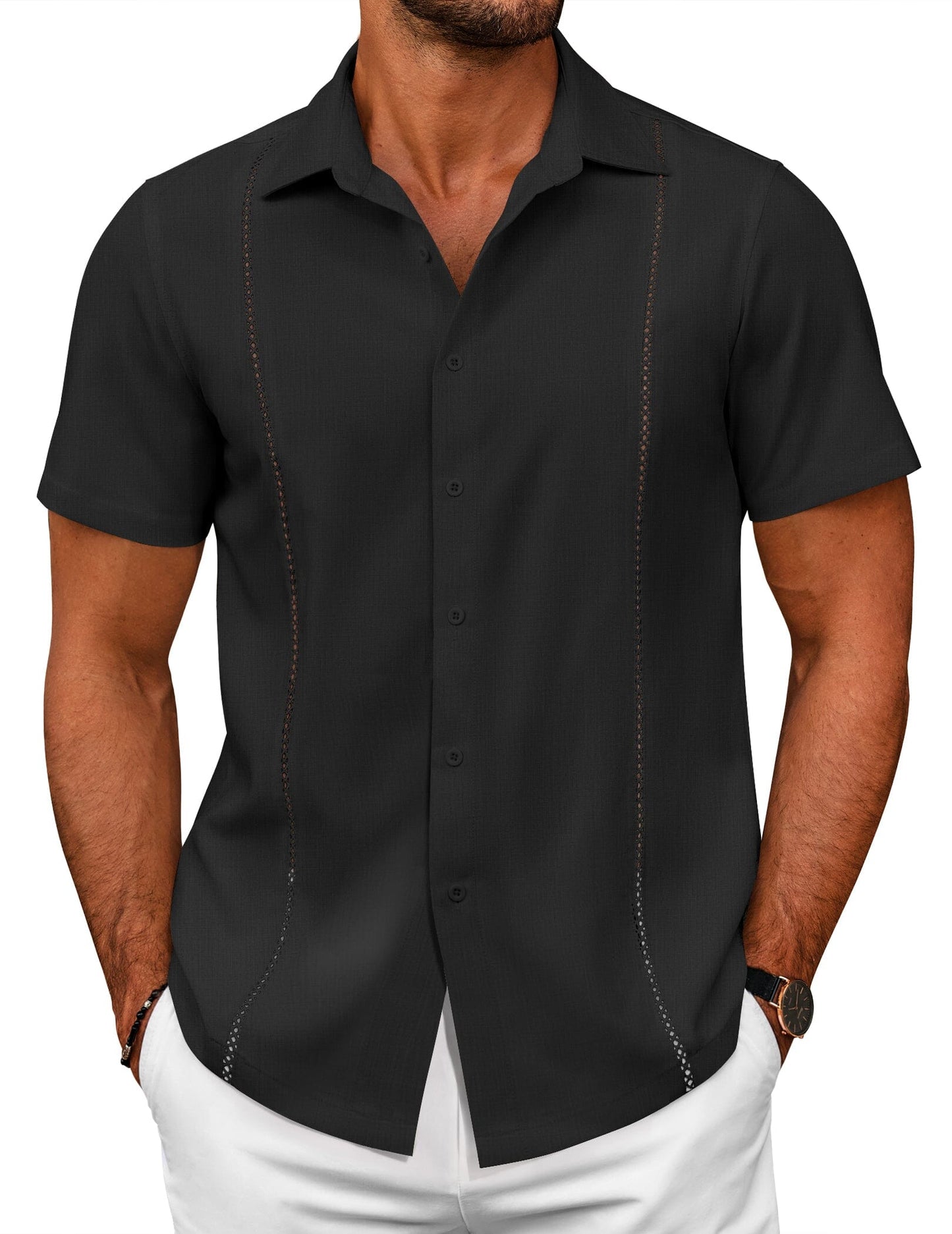 Summer Cuban Guayabera Shirt