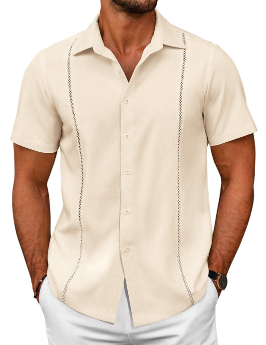 Summer Cuban Guayabera Shirt
